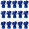 15-Pack Blue Balloon Weights - Bulk Party Weights for Tables (Metallic Blue, 6 oz, 4.5 in)